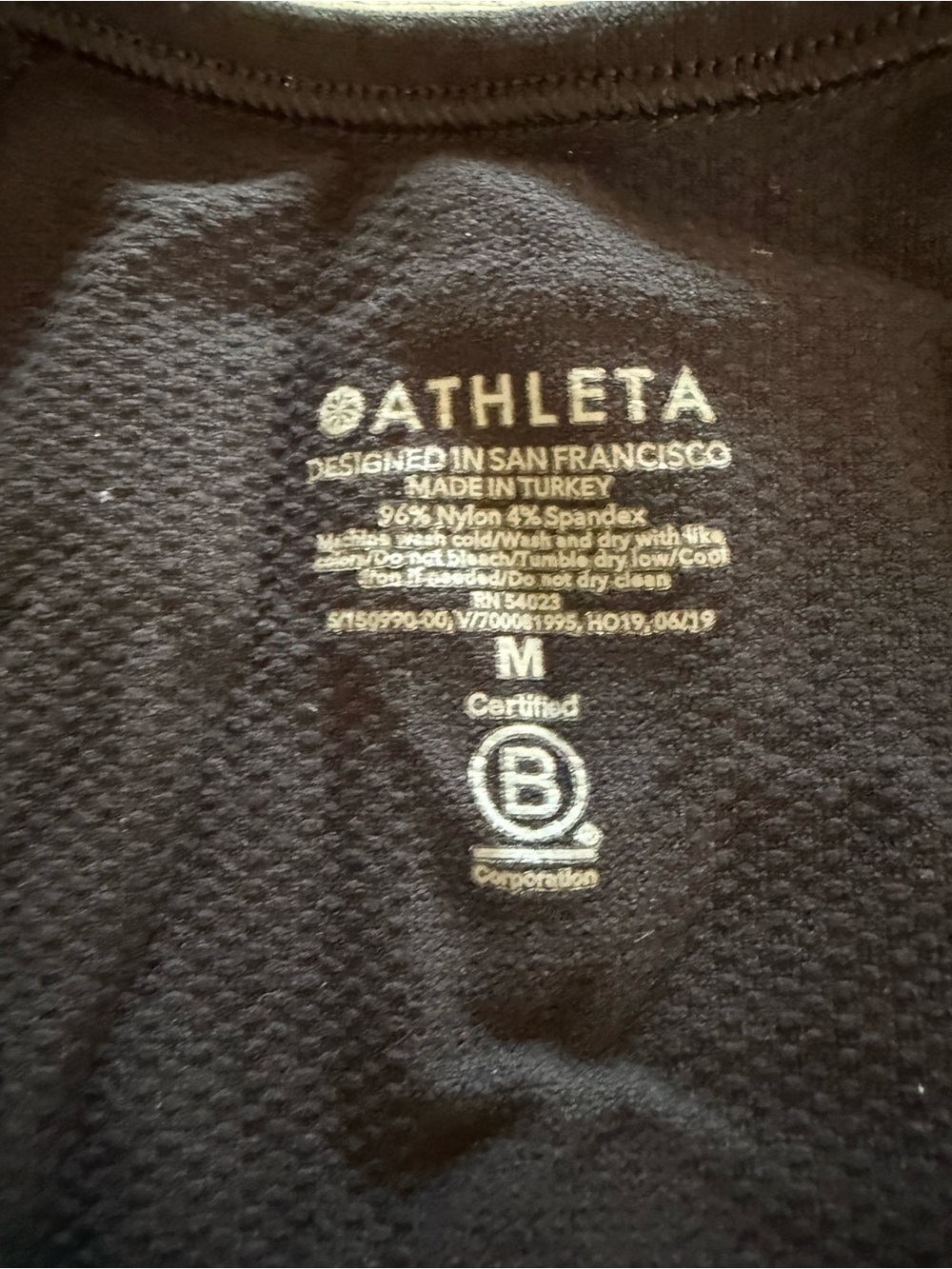 Athleta Momentum Flex Black Short Sleeve Crewneck Top - Picture 3 of 3
